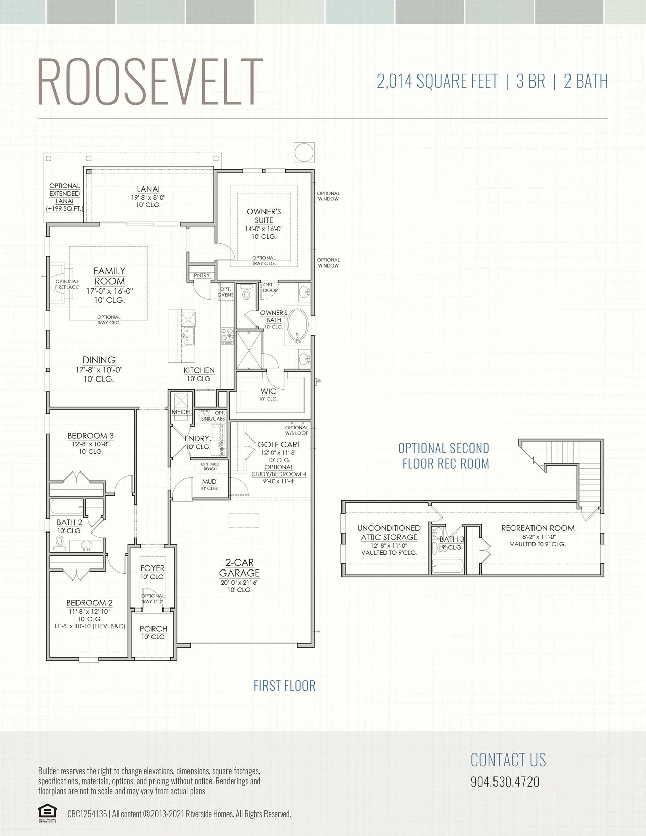 Roosevelt Floor Plan Riverside Settler's Landing